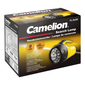 CAMELION FL-9LED-4R6B 9 x LED Multi-Head Handscheinwerfer / inkl. 4 x R6 Batterien