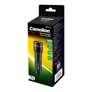 CAMELION RT316-CBH Wiederaufladbare Taschenlampe 20W schwarz