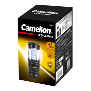 CAMELION S807-CB – 30-LED-Laterne, schwarz